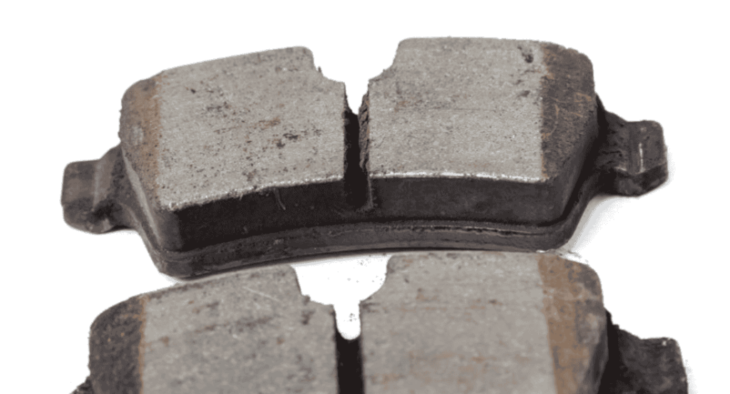 inspecting cracks on brake pads